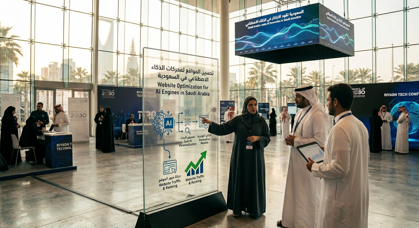 AI Optimization: دليل تحسين المواقع لمحركات الذكاء الاصطناعي في السوق السعودي 2026 1 شركة تحسين المواقع لمحركات الذكاء الاصطناعي فى السعودية
